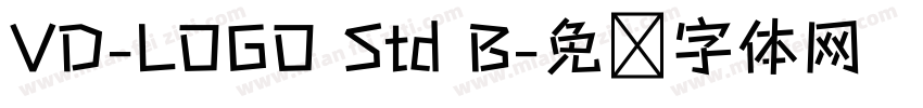 VD-LOGO Std B字体转换